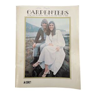 Vintage Carpenters Lyrics and Sheet Music Booklet